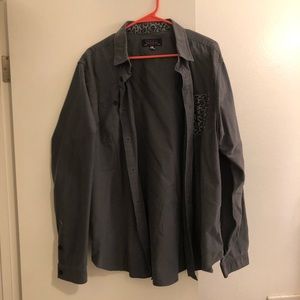 Mishka Mnwka Gray button up